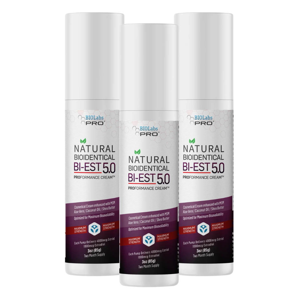 BIOLabs PRO Natural ESTROGEN BI-EST 5.0 (3-pack bundle) 6 month Supply