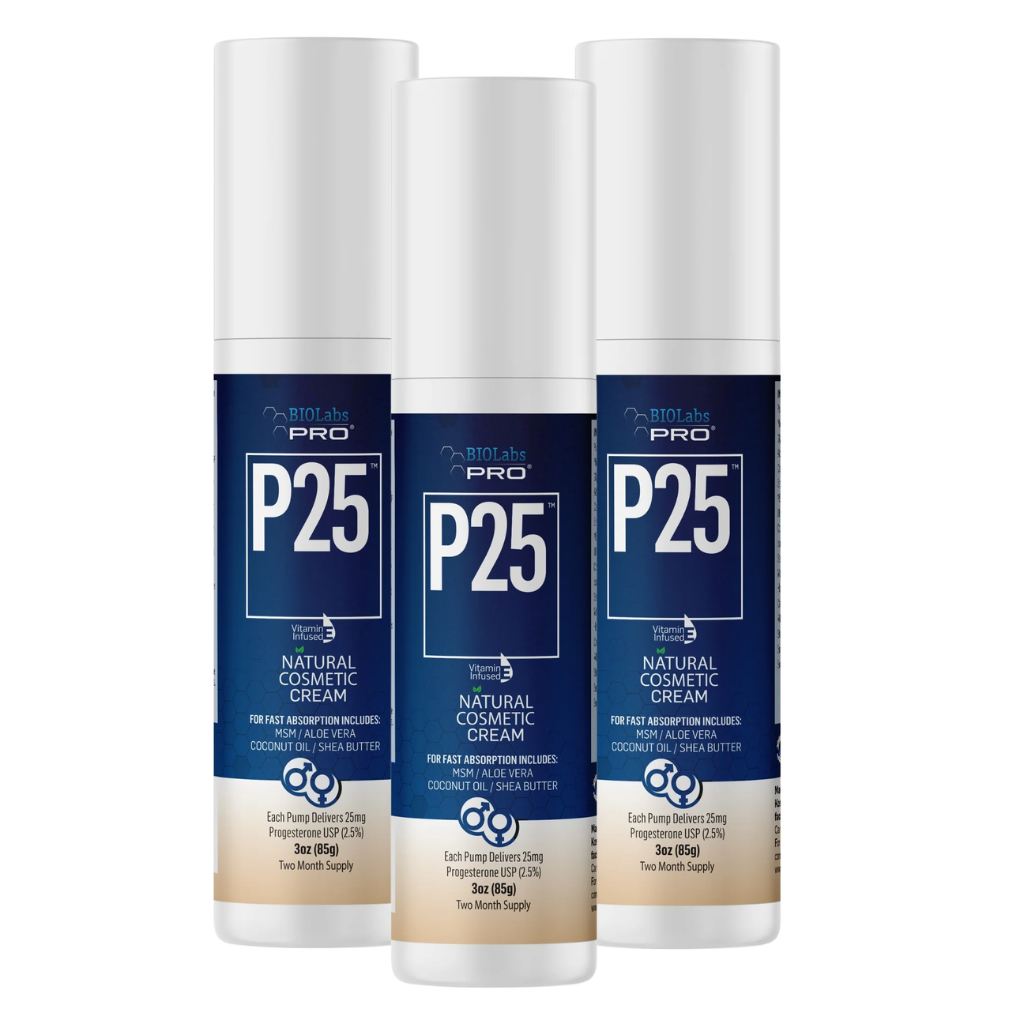 BIOLabs PRO P25 CREAM  (3-pack bundle) 6 month Supply!