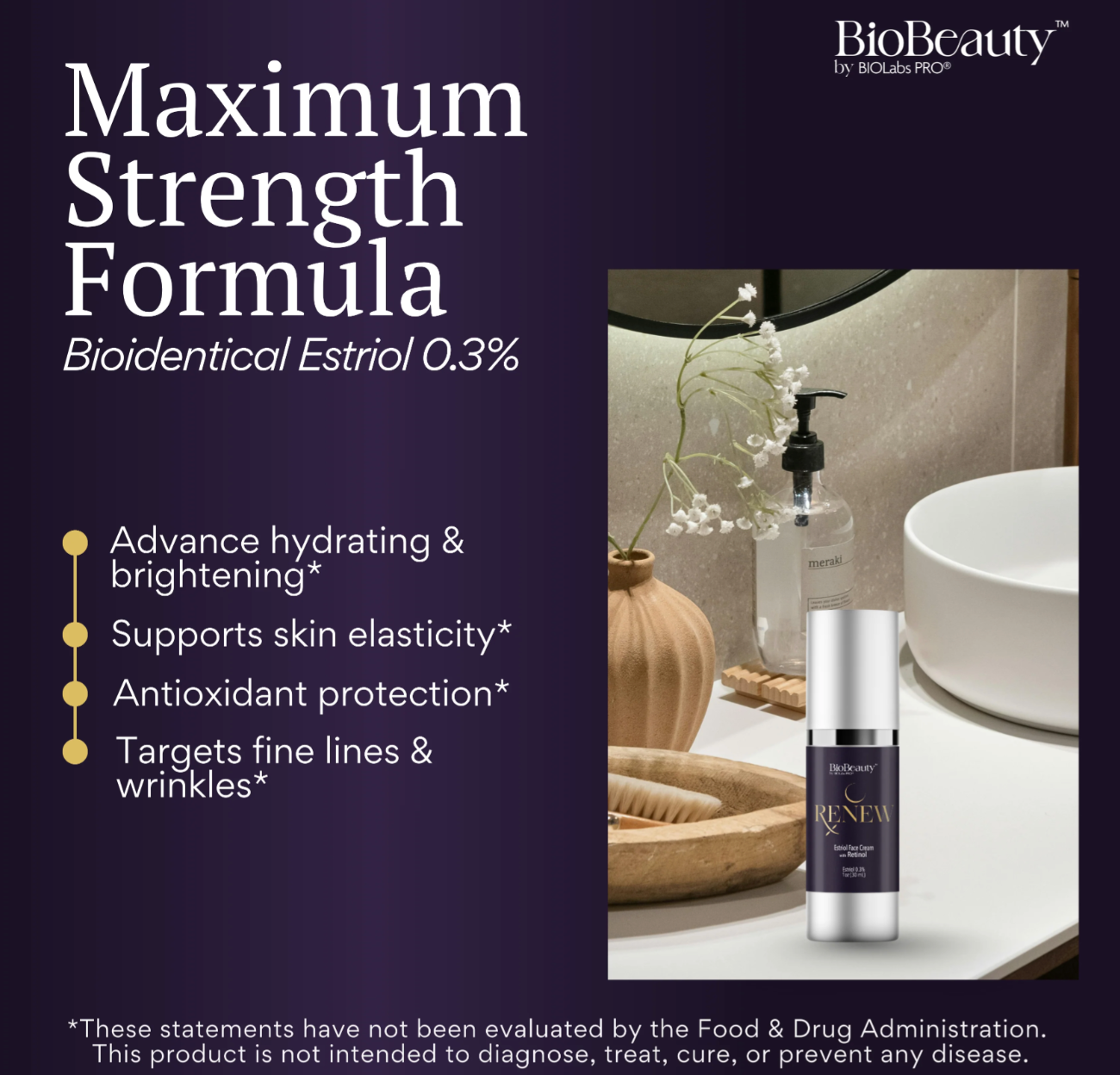 BIOBeauty REVIVE and RENEW X Beauty Bundle .3% Estriol Day and Night Creams