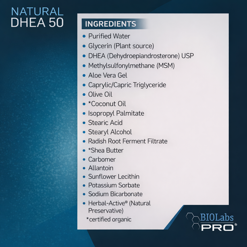 BIOLabs PRO DHEA 50 Cream