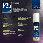 Natural P25 Bioidentical Progest Cosmetic Cream 25mg